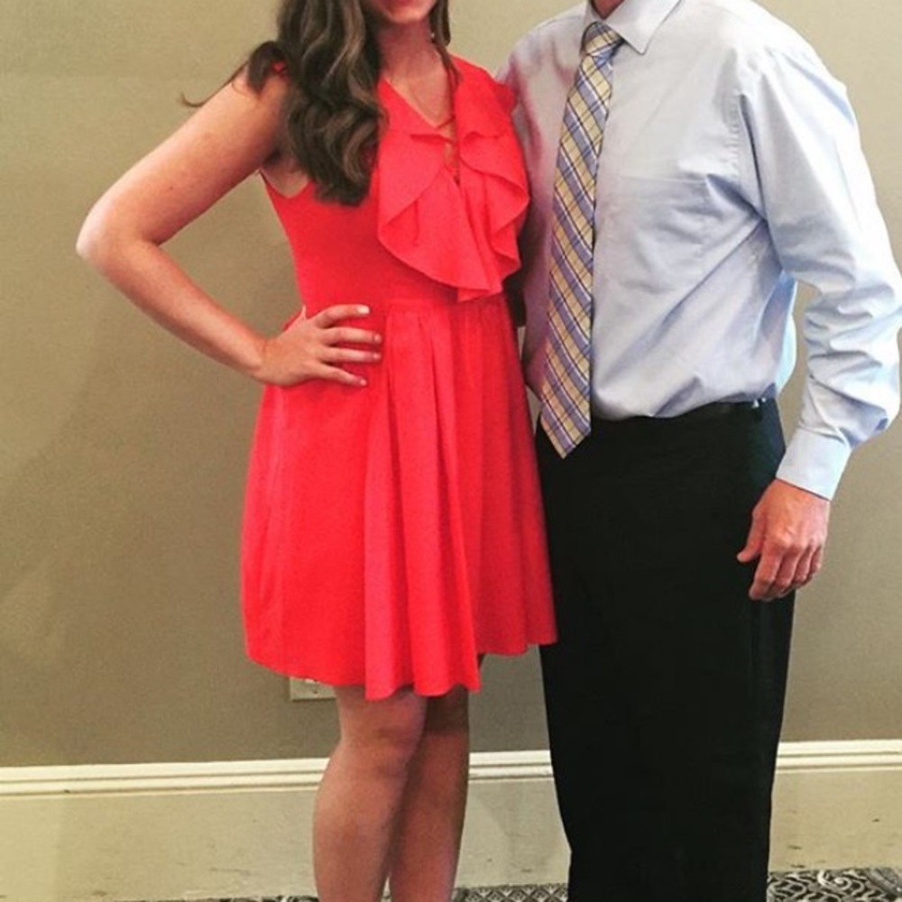 Express red dress